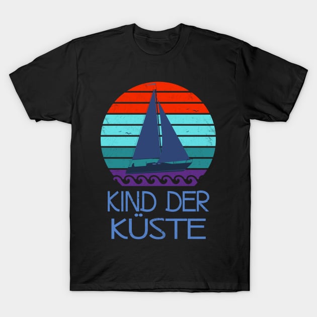 Kind der Küste Nordsee Meer vintage T-Shirt by Foxxy Merch